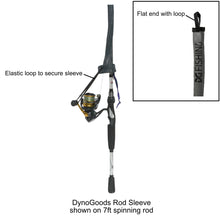Load image into Gallery viewer, DynoGoods Fishing Rod Sleeve, 3 Pack, 7ft Spinning Rod