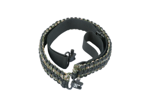 DynoGoods Paracord Sling with Thumb Loop, Camo and Black